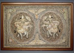 Thai Batik Panel Embroidery