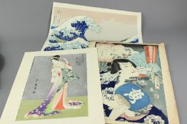 Three Japanese Woodblock Prints