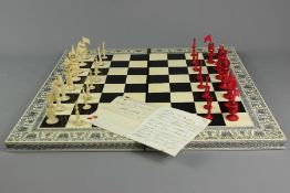 Antique Ivory Chess Set