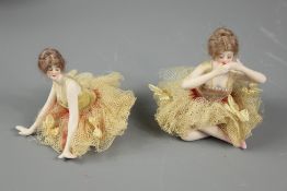 Two German Porcelain Female Figurines
