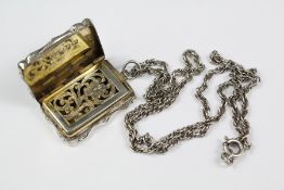 Victorian Silver Vinaigrette