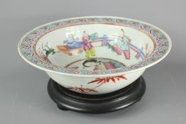 A Late 19th Century Chinese Famile Rose Bowl