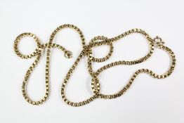 A 9ct Yellow Gold Box Chain