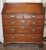 Antique Oak Drop Front Bureau