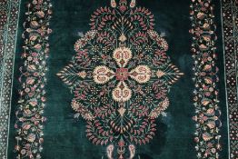 Stunning Persian Silk Qum Carpet