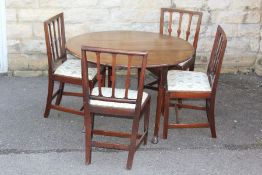 19th Century Mahogany Drop Leaf Table