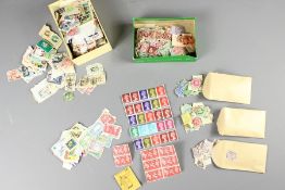 An Album and Packets of All-world Stamps