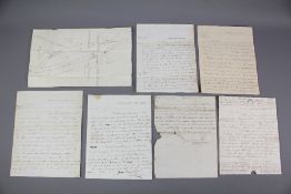 (1812-1832) Quantity of 38 Entire Letters