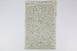 1843 Letter from William Aldam MP