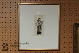 After Eric Gill (1882-1940) Wood Engraving