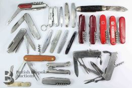 Collection of Assorted Pen Knives