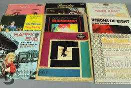 Two Large Boxes of Soundtrack and Musical LP's