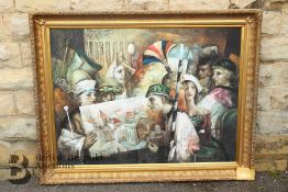 D. Epple 20th Century Oil on Canvas
