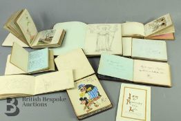 Quantity of Early 20th Century Autograph Books