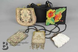 Six Vintage Lady's Handbags
