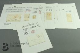 1825-1917 Letters Written Up on Separate Leaves