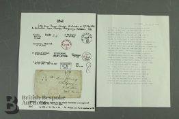1841 Letter from St Charles to Blairgowrie, Liverpool Ship Letter