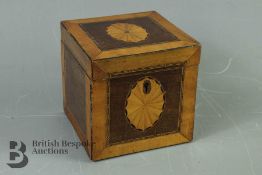 Satin and Fruitwood Tea Caddy