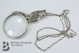 Silver Magnifying Glass