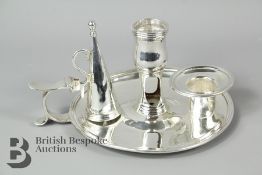 A Georgian Silver Chamberstick