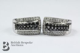 Pair of 18ct White Gold Diamond Earrings