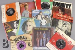 Quantity of Foreign 45 rpm Records