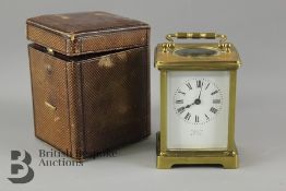 French Brass Carriage Clock