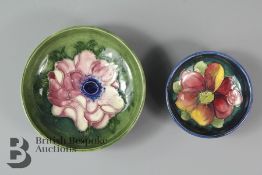 Two Moorcroft Dishes