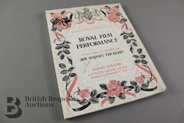 Circa 1954 Royal Film Performance Souvenir Programme