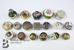 Quantity of Enamel and Other Pill Boxes