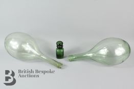 A Pair of Chemistry Experiment Flasks