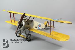 An Authentic Models Sopwith Camel Biplane Model