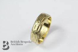 18ct Yellow Gold Wedding Band