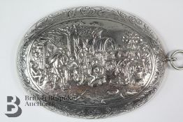 Oval Silver Plaque