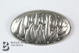 Josef Hoffmann (1870-1950) Wiener Werkstätte Silver Brooch