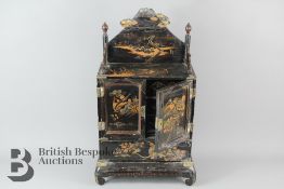 Small Japanned Cabinet