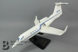 A Gates Learjet Model Aircraft