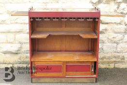 A Custom-Built Home Bar