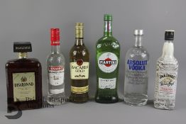 Six Bottles of Alcohol