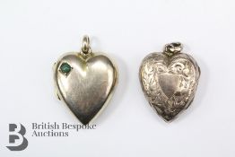 Two 9ct Gold Lockets