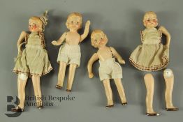 Antique Porcelain German Dolls