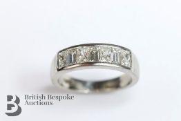 Platinum and Diamond Ring