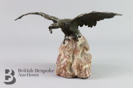 Heavy Bronze Architectural Eagle
