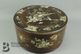 Chinese Circular Sewing Box