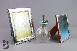 Sterling Silver and Enamel Top Atomizer Bottle