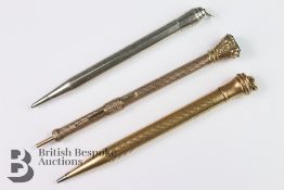 Three Propelling Pencils