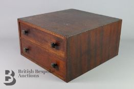 A Mahogany Cased Mahjong Set