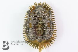 Rare and Usual Orthodox Religious Reliquary