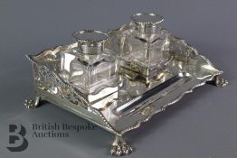 Silver Asprey's Ink Stand
