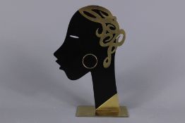 Josephine Baker Metal Plaque